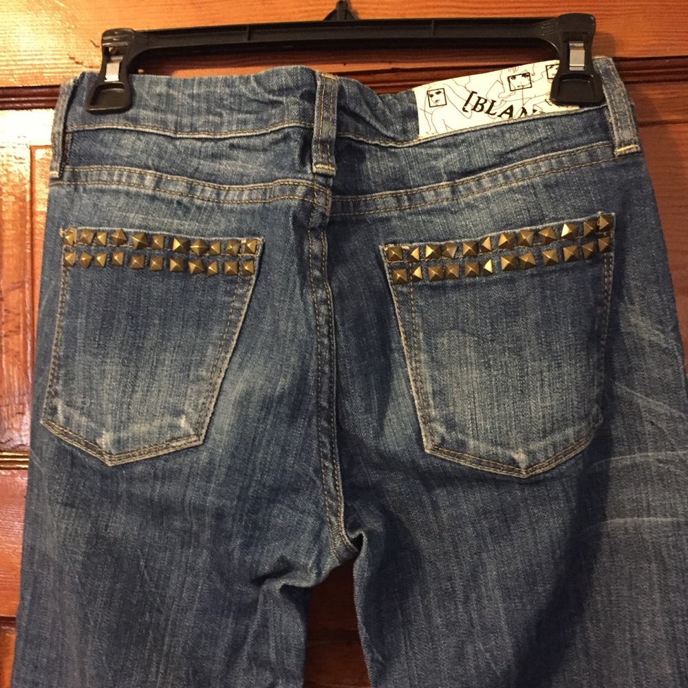Blank NYC Skinny Denim Studded Pocket Size 27